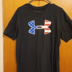 Under Armor, Large, Tee Shirt, American Flag